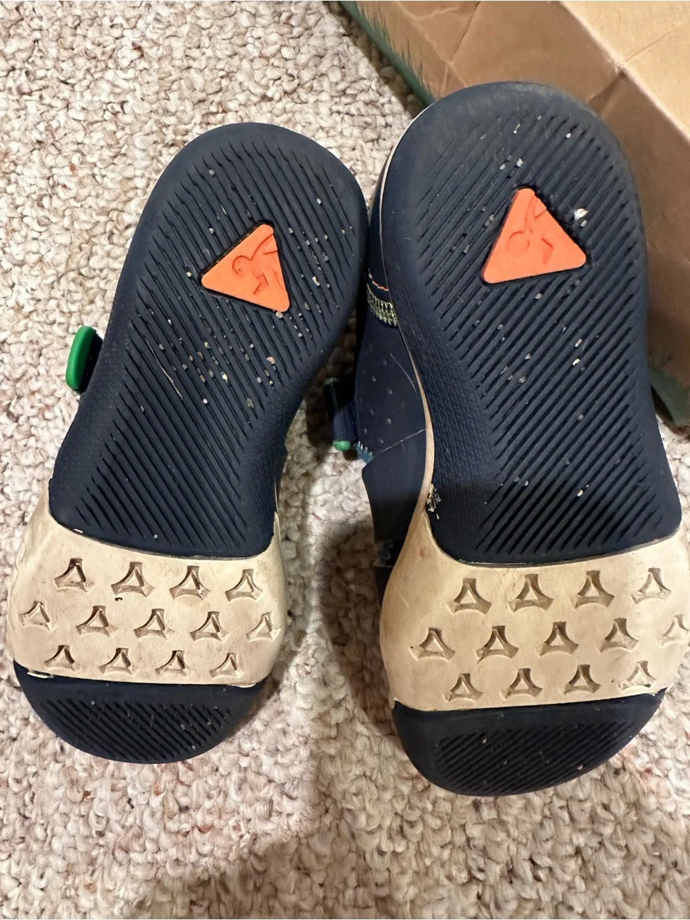 PLAE Navy Blue Closed-Toe Sandal